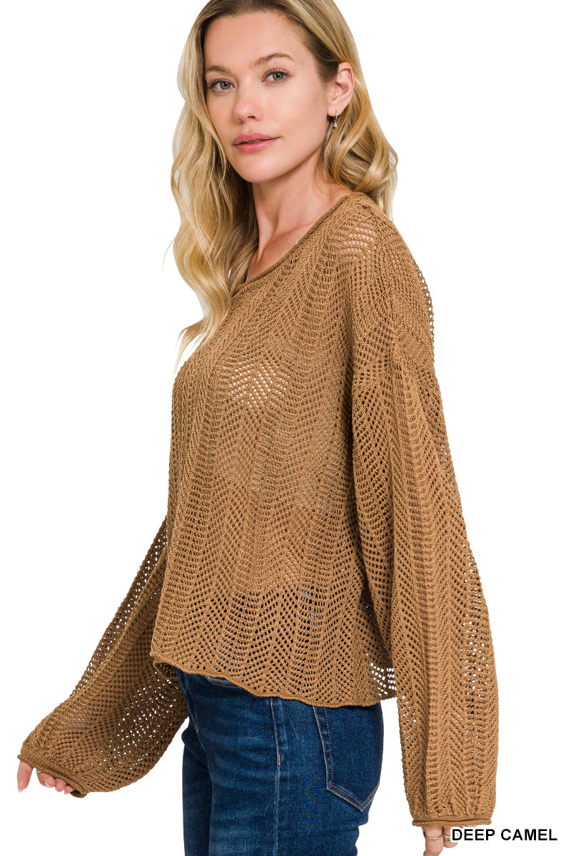 Cozy Terrain Knit Top