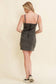 Charcoal Edge Mini Dress
