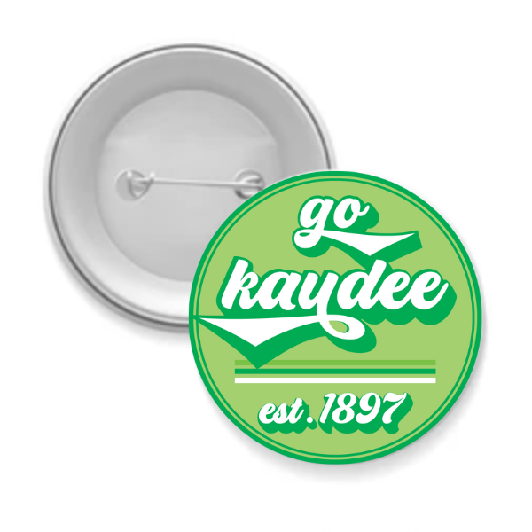 Sorority Button - Go Kappa Delta