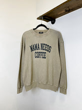 Load image into Gallery viewer, Mama Needs Coffee Cord Crew Neck
