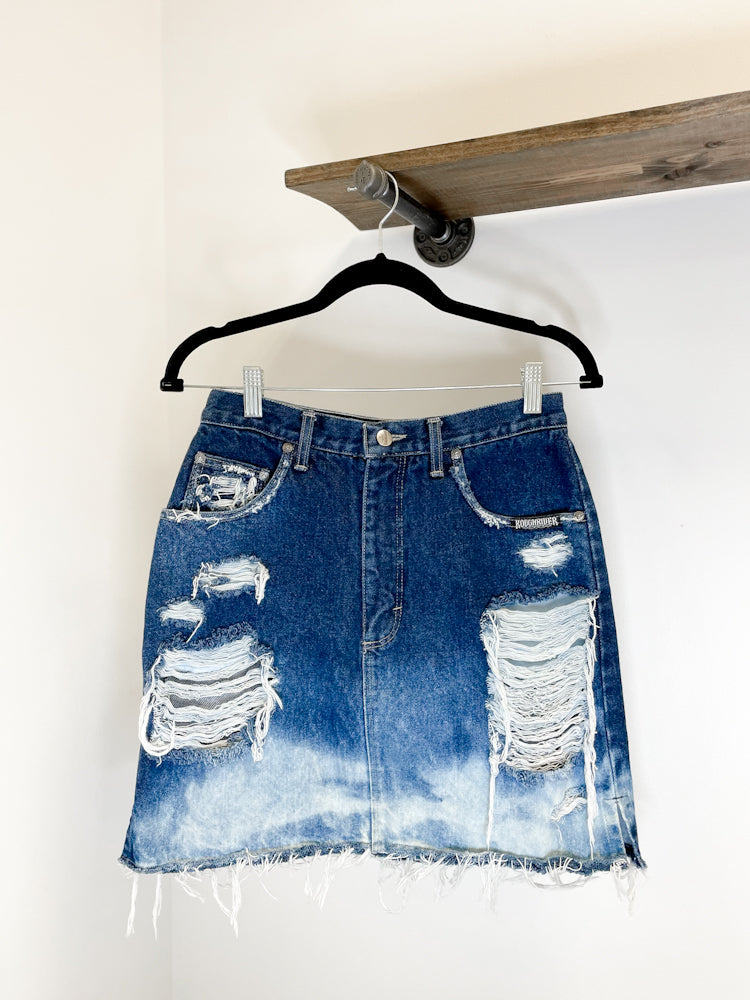 RoughRider Vintage Denim Skirt 9/10