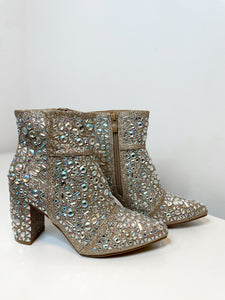 Stand Out Rhinestone Ankle Bootie