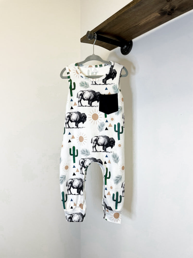 Buffalo Cactus Romper