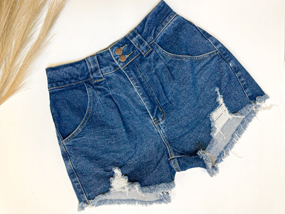 Buckle Up Babe Denim Short