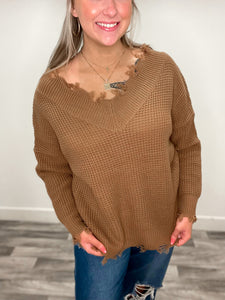 Fireside Camel Sweater