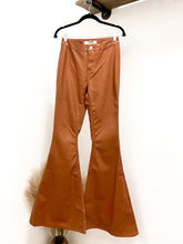 Load image into Gallery viewer, Wait &amp; See Carmel Leather Flares
