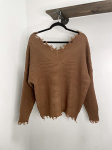 Fireside Camel Sweater