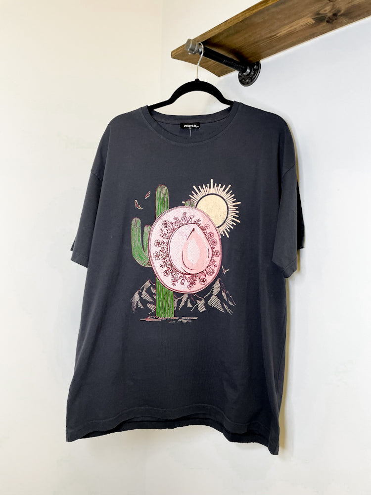 Out West Cowgirl Graphic Tee