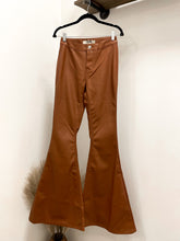 Load image into Gallery viewer, Wait &amp; See Carmel Leather Flares
