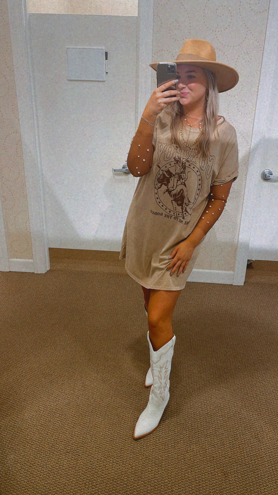 Take Me To The Rodeo Tee Dress