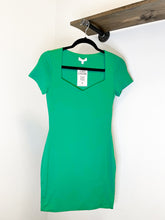 Load image into Gallery viewer, Change Is Good Green Mini Dress

