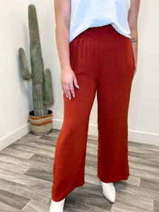 On Your Mark Trouser in Rust