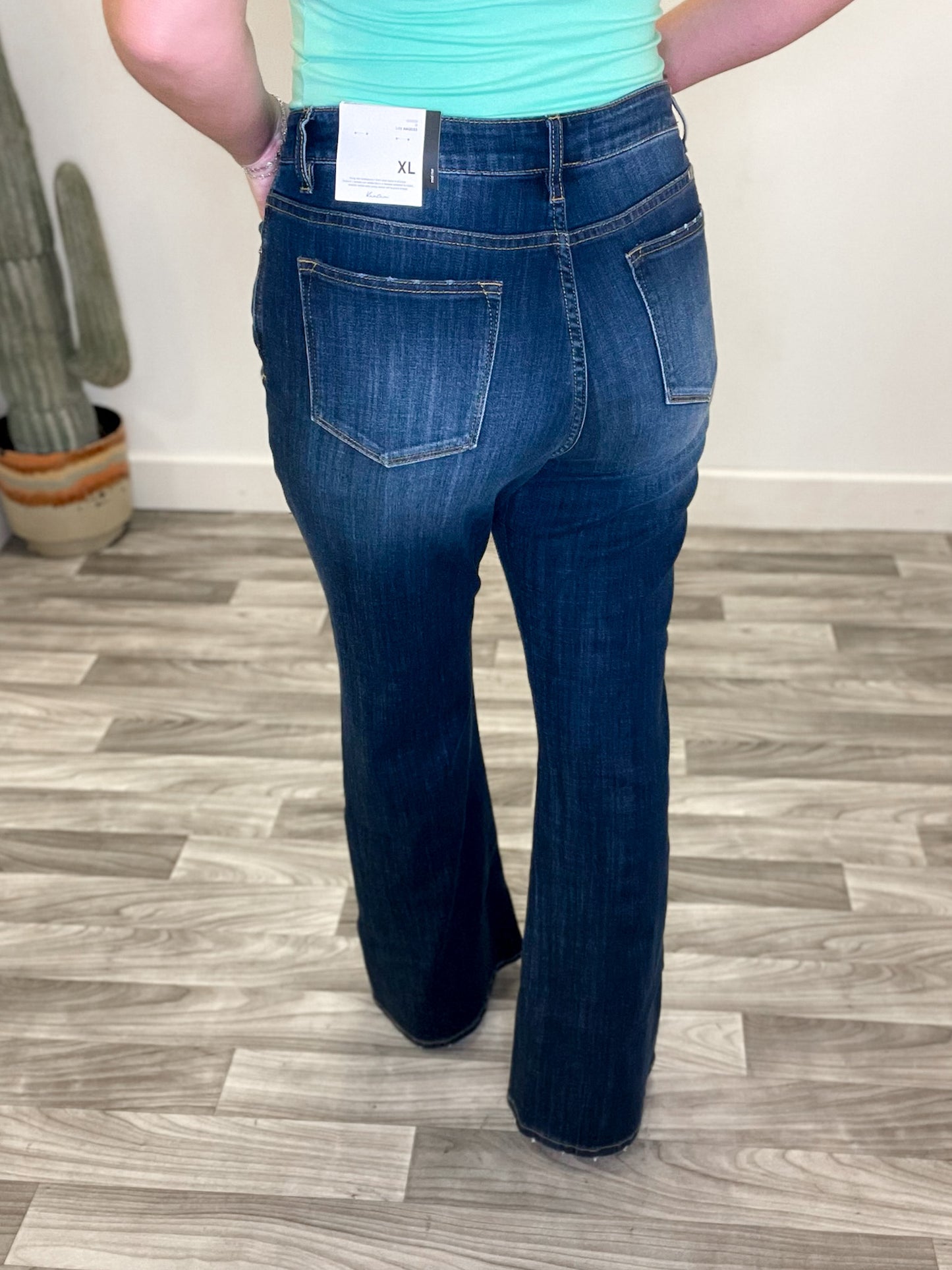 Caity Curvy Denim Flare