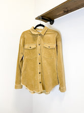 Load image into Gallery viewer, Mountain Views Corduroy Jacket in Mustard
