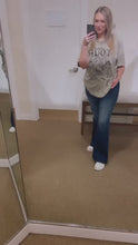 Load and play video in Gallery viewer, Caity Curvy Denim Flare

