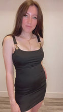 Load and play video in Gallery viewer, Take a Chance Black Mini Dress
