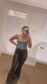 Denim Diamond Top