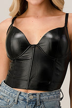 Load image into Gallery viewer, Lady in Leather Top
