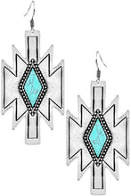 Load image into Gallery viewer, Turquoise Concho Earring
