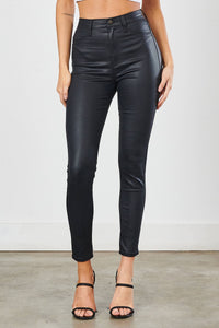 In The Moment Black Leather Pant