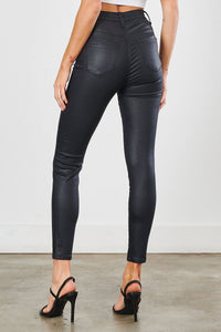 In The Moment Black Leather Pant