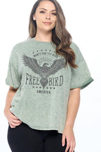 Load image into Gallery viewer, Freebird America Boyfriend Graphic Tee

