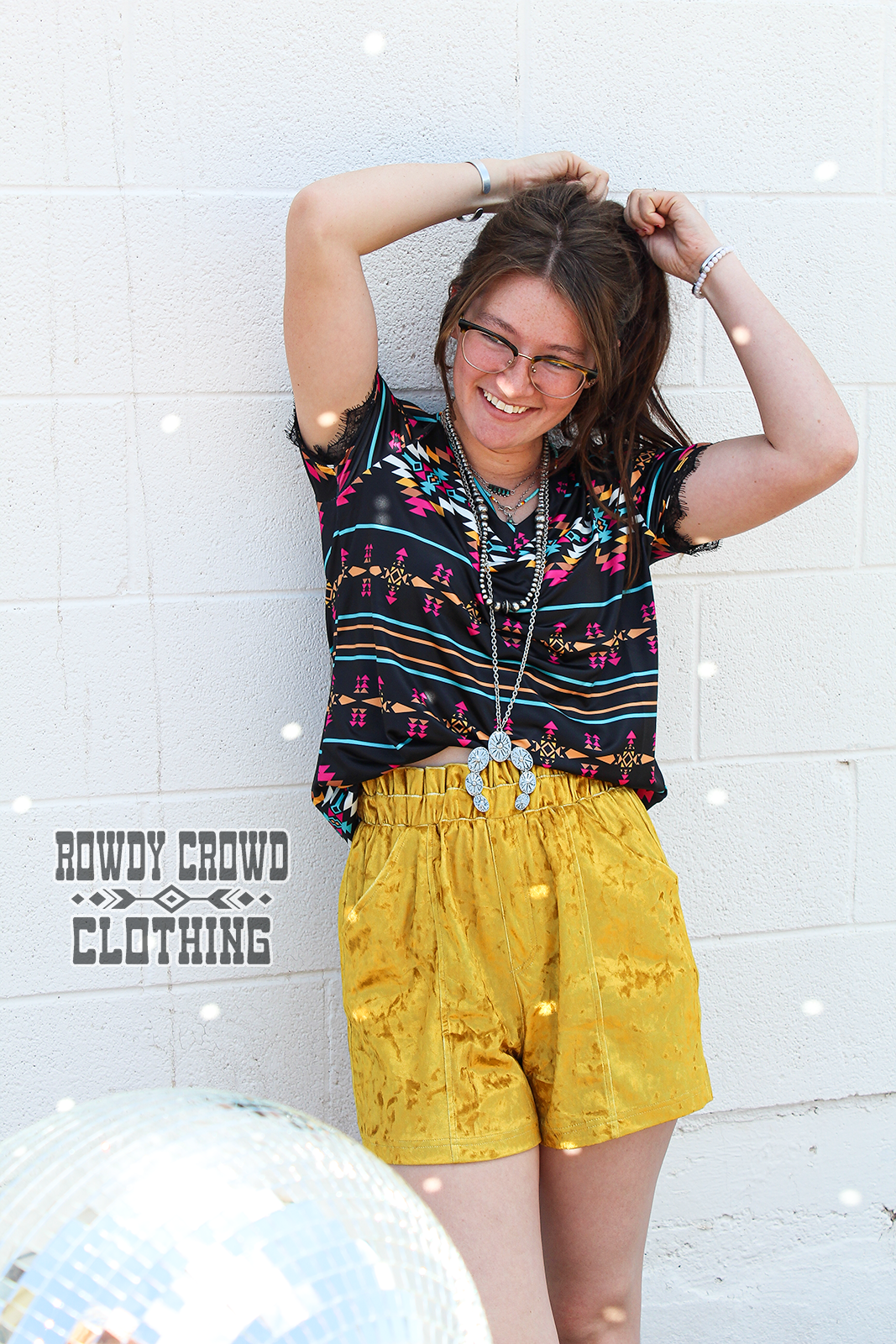 Mustard Vetiver Velvet Shorts