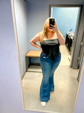 Load image into Gallery viewer, Cowboy&#39;s Dream Bandana Top in Black
