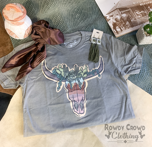 Sunset Skull Tee