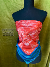 Load image into Gallery viewer, Women&#39;s scarf, Western Accessories, Western Apparel, Western Wholesale, western wild rags, cowboy rags, cowboy scarf, Wholesale Accessories, Wholesale Apparel, colorful wild rags, bright wild rags, boho western, boho wild rag

