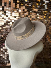 Load image into Gallery viewer, Studded Statement Fedora Hat
