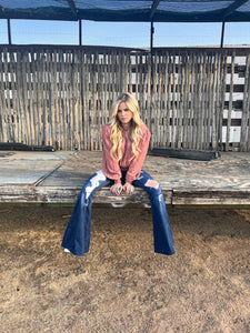 Tucker Distressed Flare