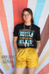 Mustard Vetiver Velvet Shorts