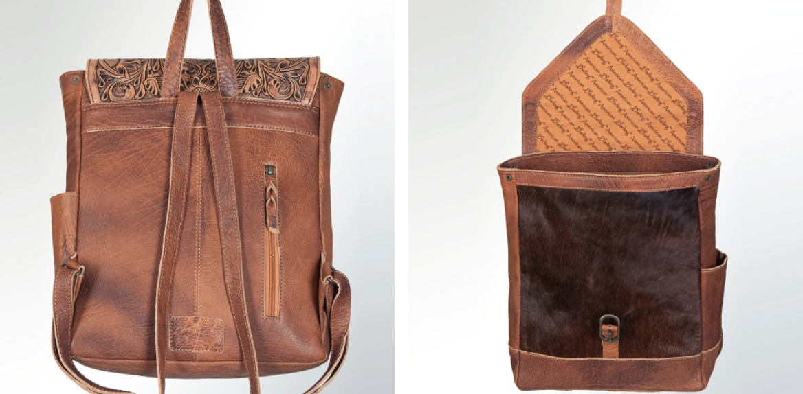 Schneiders® Tooled Leather Backpack