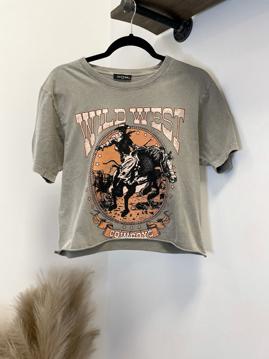 Wild West Cowboys Graphic Crop