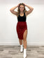 Rockin' Red Sequin Skirt