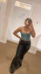 Denim Diamond Top