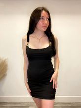 Load image into Gallery viewer, Take a Chance Black Mini Dress
