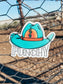 Punchy Hat Sticker