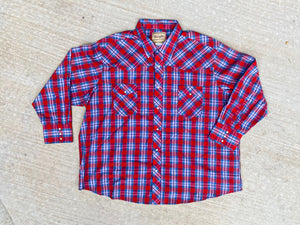 Vintage Wrangler Button Up