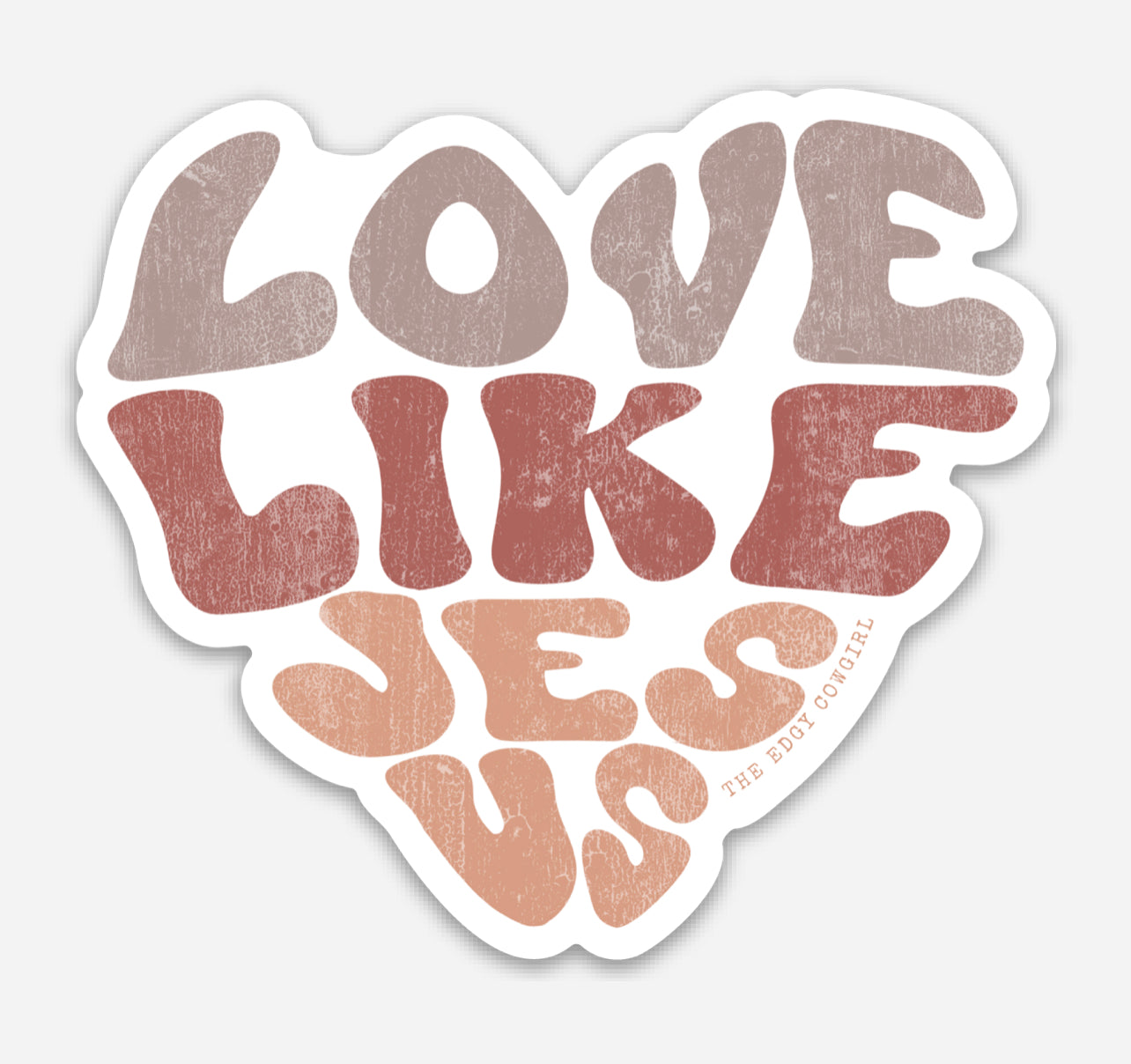 Love Like Jesus Sticker