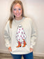 Boo in Boots Crewneck Sweatshirt