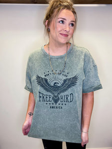 Freebird America Boyfriend Graphic Tee