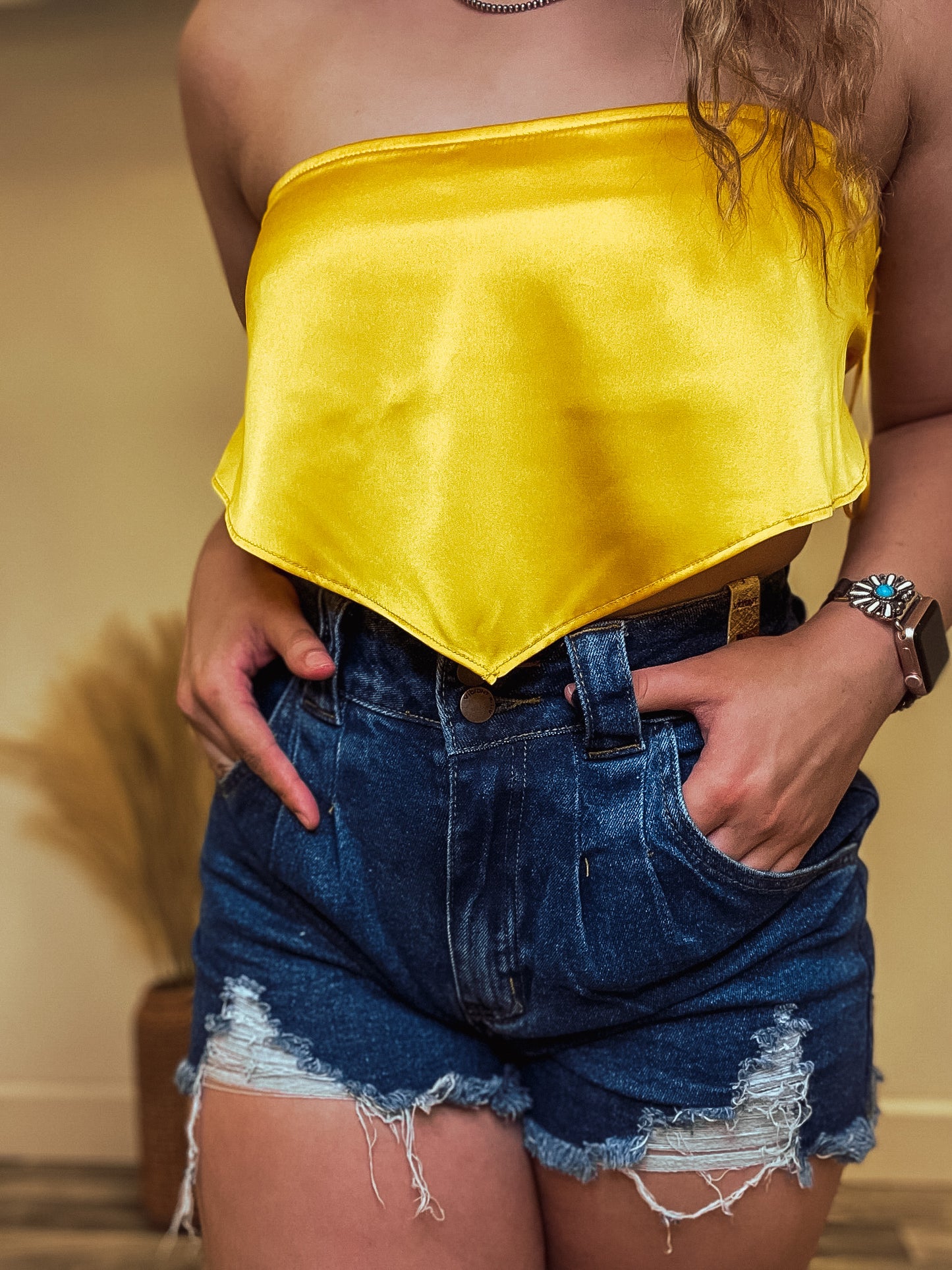 Buckle Up Babe Denim Short